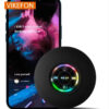 Portable Wireless Bluetooth Speaker – LED IPX4 Waterproof Mini Stereo Sound Box with Large Suction