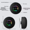 Portable Wireless Bluetooth Speaker – LED IPX4 Waterproof Mini Stereo Sound Box with Large Suction