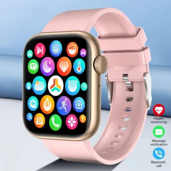 Smart Watch For Women Full Touch Screen Bluetooth Call Waterproof Watches Sport Fitness Tracker Smartwatch