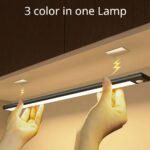 LED Motion Sensor Light Wireless LED Night Light Type C Rechargeable Light Cabinet Wardrobe Lamp Staircase Backlight For Kitchen