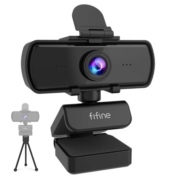 FIFINE K420 Webcam 2K Including Tripod Stand for PC/Laptop - كامره حاسوب