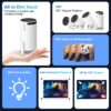 Magcubic Projector Hy300 4K Android 11 Dual Wifi6 200 ANSI Allwinner H713 BT5.0 1080P 1280*720P Home Cinema Outdoor Projetor
