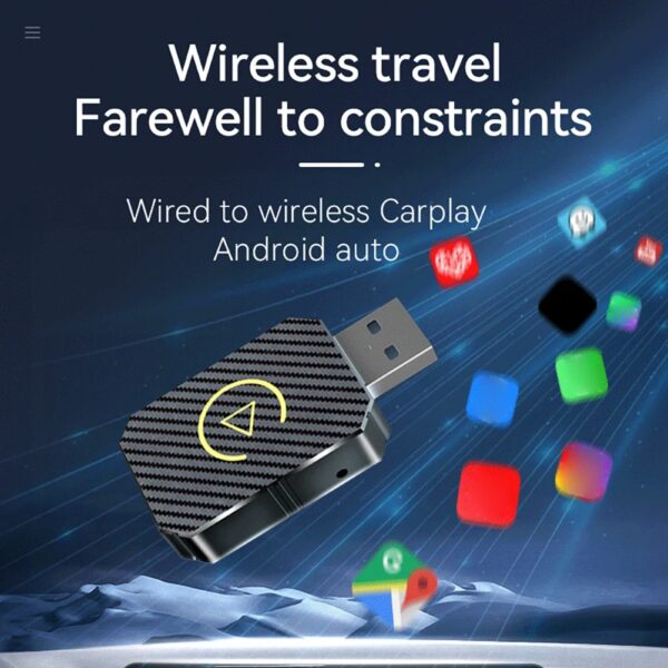 Wireless Apple/Android CarPlay Adapter