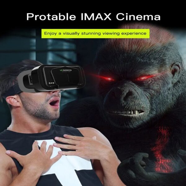 G10 3D VR Smart Virtual Reality Gaming Glasses – Compatible with iPhone & Android.