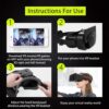 G10 3D VR Smart Virtual Reality Gaming Glasses – Compatible with iPhone & Android.