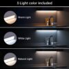 LED Motion Sensor Light Wireless LED Night Light Type C Rechargeable Light Cabinet Wardrobe Lamp Staircase Backlight For Kitchen