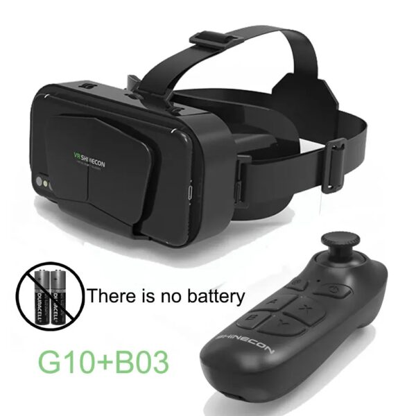 G10 3D VR Smart Virtual Reality Gaming Glasses – Compatible with iPhone & Android.
