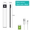 LED Motion Sensor Light Wireless LED Night Light Type C Rechargeable Light Cabinet Wardrobe Lamp Staircase Backlight For Kitchen